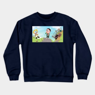 Run you Fool! Crewneck Sweatshirt